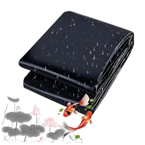 Bâche de bassin pour poissons et fontaine en membrane durable 4x6m 0.12mm