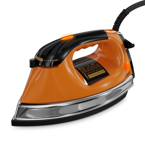 GM Ferro 1200W Heavyweight Dry Iron Press 1.75 Kg | Dual Layer Ge...