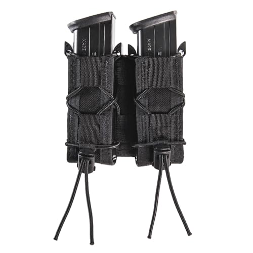 High Speed Gear - Double Pistol Taco MOLLE Mag Pouch, Police Gear & Military Gear, Tactical Magazine Pouch for Professionals