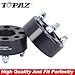 TOPAZ 4x4 Wheel Spacers 2inch Forged Wheel Spacers Adapters for Golf Cart EZ GO Club Car, 62mm 4x101.6 1/2