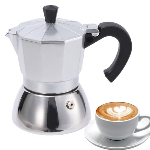 Barattolo da caffè retrò - Percolatore espreeso in metallo resistente | Accessorio compatto per caffè in stile vecchio, macchina da caffè manuale di ispirazione italiana cubana per toelettatura della