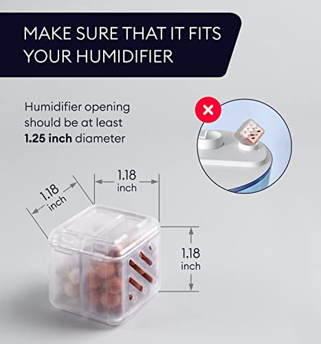 Humidifier Water Cartridge (5-Pack) Compatible With Levoit, Geniani, Everlasting, Universal Humidifier Cleaner, Demineralization Cleaning Cartridges - Water Replacement Tablets #TOP3