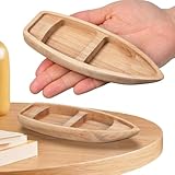 Lavorazione del legno naturale: ogni barca a remi lunga è realizzata con cura in legno sostenibile e presenta una superficie liscia e senza sbavature, sicura per bambini e adulti. La struttura robusta garantisce la longevità e la rende ideale come decorazione permanente o per progetti pratici di apprendimento per promuovere le capacità motorie.