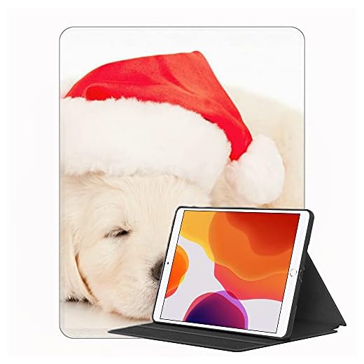 Nova capa para iPad de 9,7 polegadas 2018/2017, animal fofo filhote de Natal labrador engraçado para Apple Ipad Air 2 Ipad 6ª geração 5ª geração