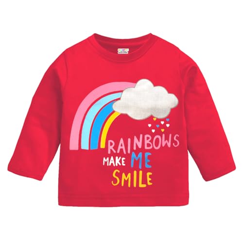 Image of Kuchipoo Girls Full Sleeves Regular Fit Cotton T-Shirt
