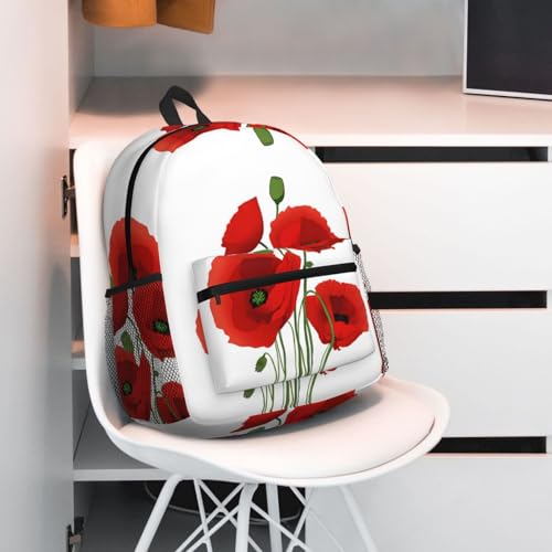 Mochila clásica de flores para camping y senderismo miniatura 7