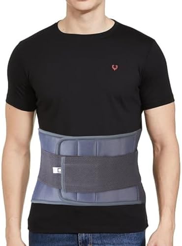 Buy DR. DOC Sigma Grey Ls beltLumbo Sacral Belt with Dual Strapping ...
