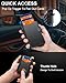 ZALVEX Wallet for Men, Mens Minimalist Wallet 9-13 Cards, Slim Compact Wallet with Money Clip & ID Window, RFID Blocking Smart Pop Up Card Wallet, Metal Aluminum Credit Card Holder Bifold Wallet