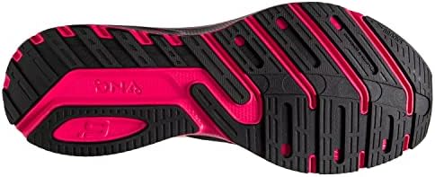 Brooks Men’s Launch GTS 9 Supportive Running Shoe - Black/Pink/Yellow - 9.5 Medium | Image 5