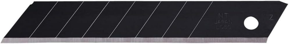 18mm Heavy-duty Ultra-Sharp Black Snap-Off Blades, 10-Blade/Pack, 1 Pack (BL13P), 58 degree