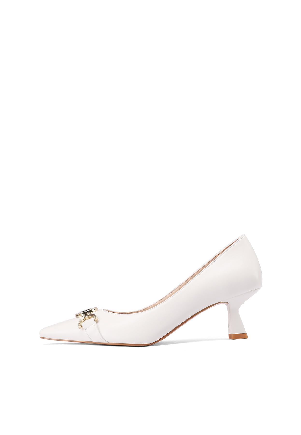 QUEEN HELENA Décolleté con Tacco Basso Scarpe a Punta Chiusa Casual Eleganti Donna K3490