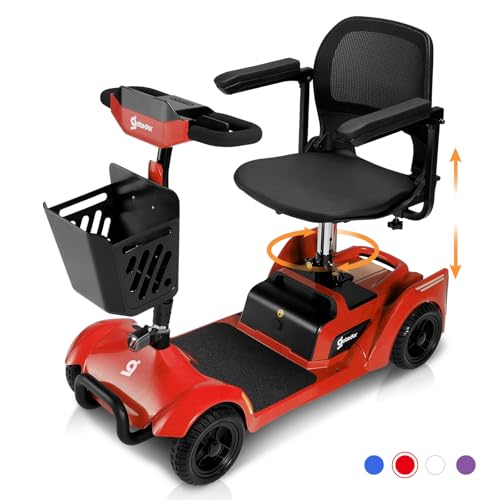 Aotedor Foldable Mobility Scooter for Seniors & Adults, 300 lbs