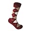 Maroon(burgundy)/Beige/Off White