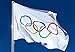 Olympics Flag Olympic Games Yard Flags Olympic Rings Indoor and Outdoor Flags & Banners 3x5 Feet