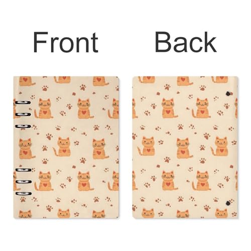 Carnet de notes A5 mignon motif patte de chat : une idée cadeau originale pour l'école - 3