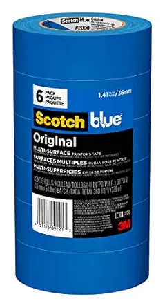 ScotchBlue Original Multi-Surface Painter?��s Tape,� 1.41 inch x 60 yard, 6 Rolls