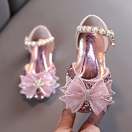 Girls Sandals Fashion Spring and Summer Girls Sandals Dress Performance Dance Shoes Flat Bottom 2t Slipper Socks3