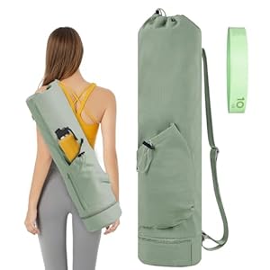XdealCozyxc Portable Pilates Yoga Bags for Women with Adjustable Shoulder Strap