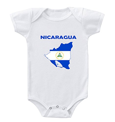 Baby Bodysuit Nicaragua Funny Cotton Boy & Girl Clothes White