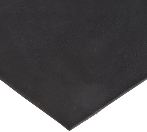 Feuille EPDM élastomère noir 60A duromètre sans support 12x24 pouces