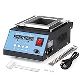 ICZW Solder Pot Lead-Free Titanium Solder Pot for Welding Double Digital Display Capacity 2.3kg 500W 30~600°C