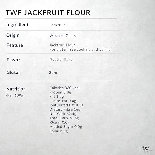Image of TWF Jackfruit Flour Sachets | 15 Sachets | 100% Kathal Atta | Gluten-Free | Zero Bitterness | Helps Control Sugar | Convenient for Daily Use
