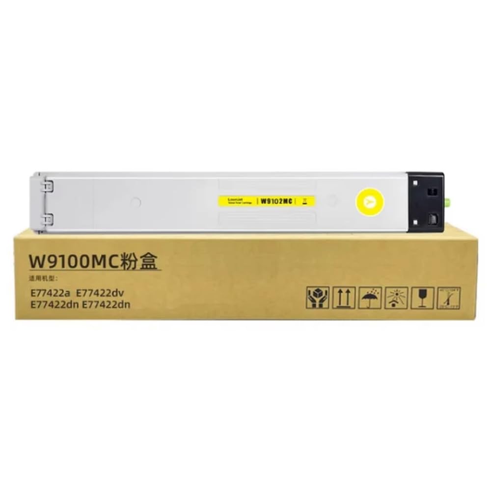 Toner compatible W9100MC jaune pour imprimante MFP E77422 E77428DN