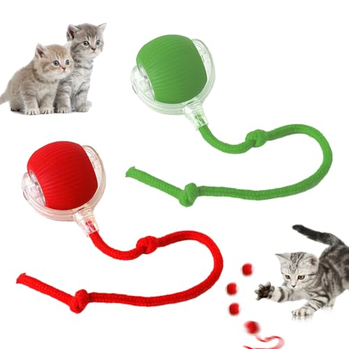 2 Pcs Katzensprint Interaktiver Spielball für Katzen Ball Elektrisch Katzenspielzeug Ball Smart Cat Toy ball Interaktives Katzenspielzeug USB-Aufladung Drei Arbeitsmodi Geeignet für Katzen und Hunde 2 Pcs Katzensprint Interaktiver Spielball für Katzen Ball Elektrisch Katzenspielzeug Ball Smart Cat Toy ball Interaktives Katzenspielzeug USB-Aufladung Drei Arbeitsmodi Geeignet für Katzen und Hunde