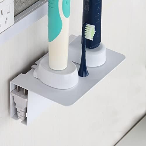 Electric Toothbrush Holder for Bathroom, Electric Toothbrush Holder Wall Mounted, Electric Toothbrush Cord Organizer, Toothbrush Organizer to Saving Space and Keep Drying