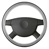 Montage: Durch das flexible Material lässt sich die Lenkradhülle Soft Grip schnell und einfach auf runde und abgeflachte Lenkräder aufziehen