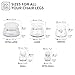 Aneaseit Silicone Chair Leg Floor Protectors, Felt Furniture Pads for Hardwood Floors, Rubber Chair Leg Protectors, Covers for Wooden Floors or Tile (16pcs, Clear)