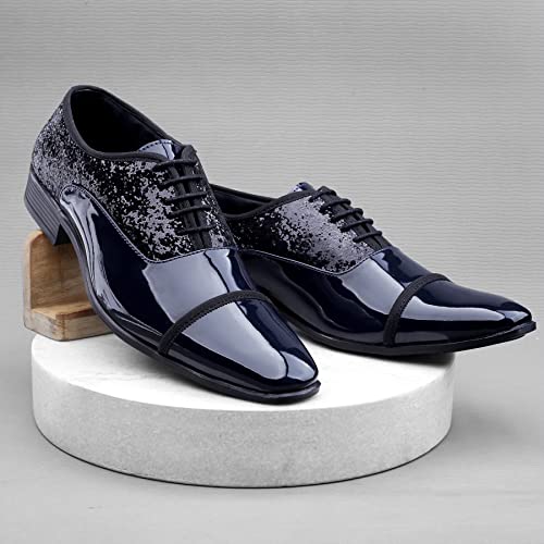 Image of YUVRATO BAXI Men's New Formal and Casual Lace-up Shoes