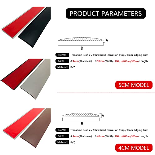 Profilato di transizione autoadesivo in vinile