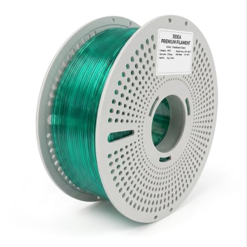 Image of 3IDEA PETG Translucent 3D Printer Filament, 1.75mm Green, 1KG, Reusable Spool, Premium PETG, Dimensional Accuracy ±0.02mm, High Strength, Smooth Extrusion & Excellent Layer Adhesion