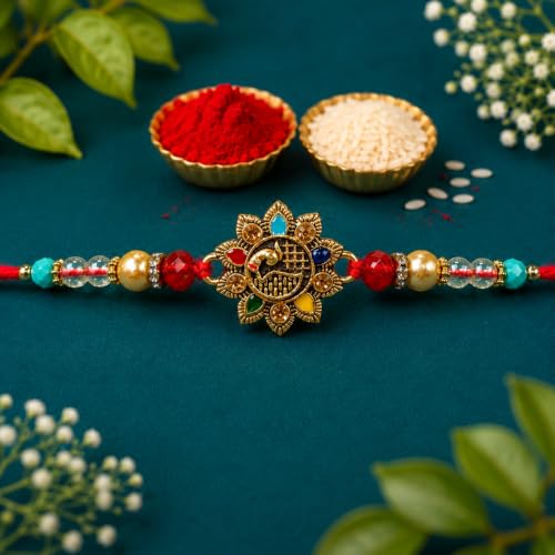 Image of EXPLEASIA Rakhi with Beautiful Ceramic Mug for borthers, Rakshbandhan special, Rakhi gifts (MugCombo-29) Rakhimug, Rakhi set, rakhigift