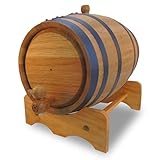 Premium Charred American Oak Aging Barrel - No Engraving (5 Liter)