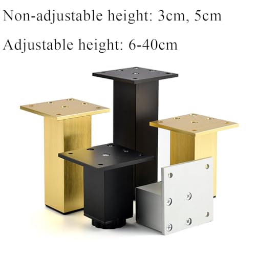 Patas de muebles cuadradas y plateadas ideales para renovar tu sofá 5