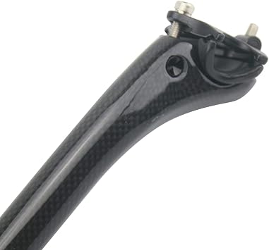 Alfa Pasca Mountain Bike Drop Seatpost Carbon Fiber Seat Post 3K Glossy/Matte 27.2/30.8/31.6 350/400mm