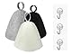 Abiyou 3 Stück Filz Saunakappe, Saunahut Senden 3 Transparent Haken，Filzkappe Saunakappe Duschkappe, Filz Saunakappe für Damen und Herren, Sauna Mütze Filzhut, für Sauna,Badezimmer(Schwarz,Weiß,Grau)