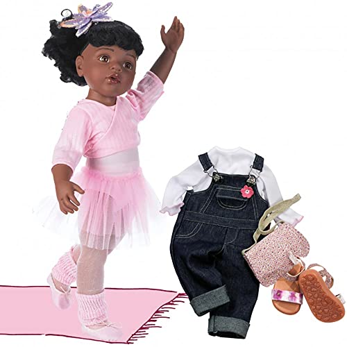 Muñeca Gotz Hannah de 48 cm con ropa extra y cabello largo miniatura 2