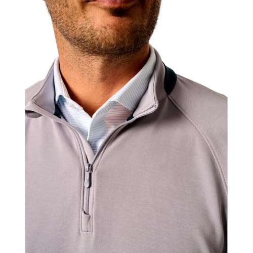 johnnie-O Men's Griggs Performance 1/4 Zip Pullover, Seal3