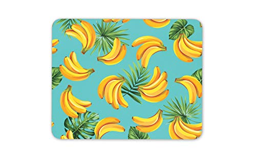 Banana Mazzo Tappetino mouse pad - Frutta Alimentazione sana Giallo regalo freddo Computer # 15652