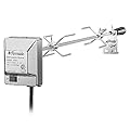 TURBRO Stainless Steel Rotisserie Kit for Gas Grills with A Cookbox up to 39’’ - Includes 4W Electric Motor, 34’’ - 45’’ × 5/16" Square Spit Rod, Meat Forks, Counterweight - for Outdoor BBQ