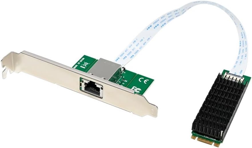 10GBase-T Ethernet 2ポート増設PCI Express対応LANカード Intel X540チップ使用10ギガビットイーサネットNIC M.2 B+M AQC107 ネットワーク カード シングルポート 10GbE ネットワーク カード RJ45 イーサネット ネット