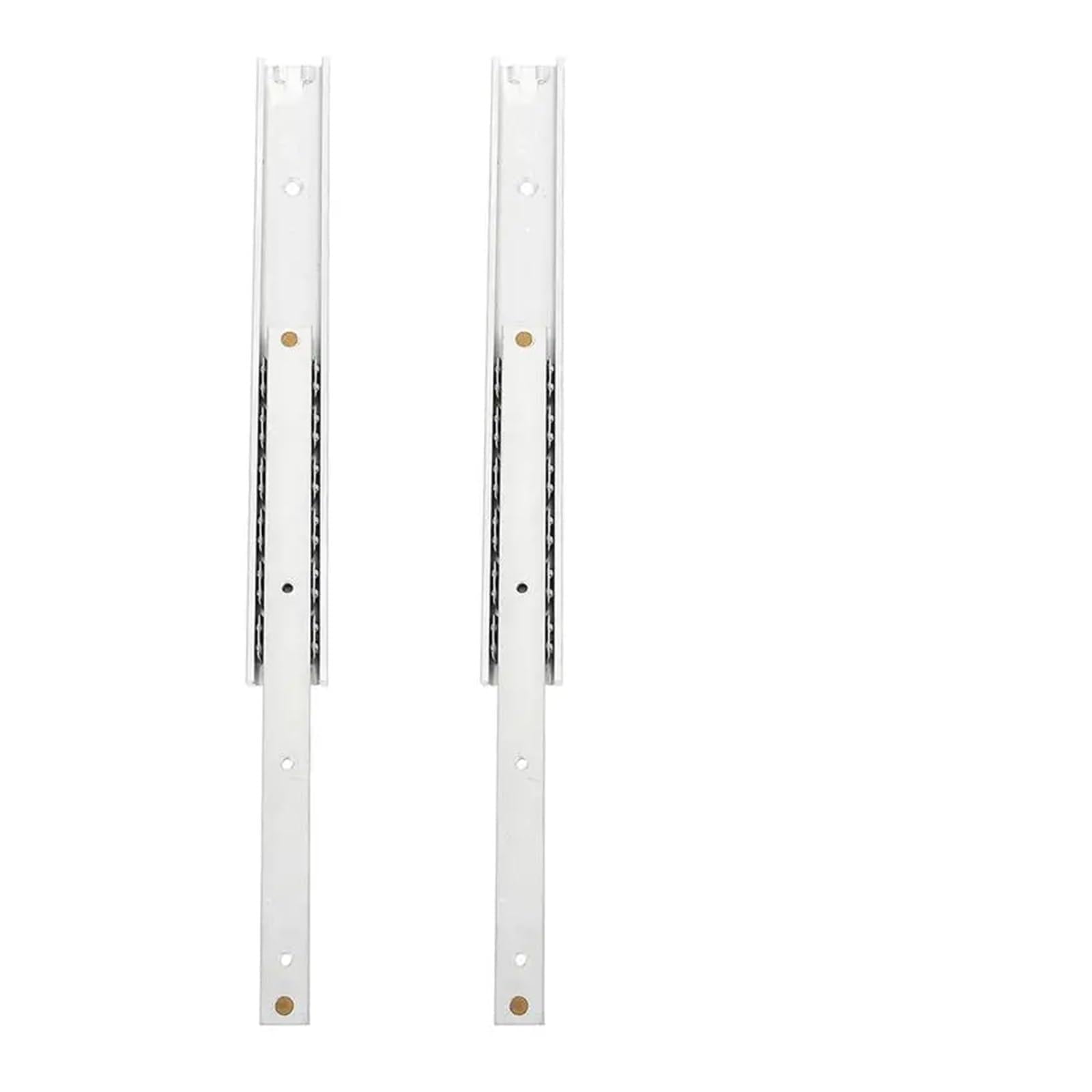 Drawer Slides 2 Pcs Duty Drawer Slides Extended Cabinet Rails Aluminum Alloy Bidirectional Durable Furniture Tracks Miniature for Decor