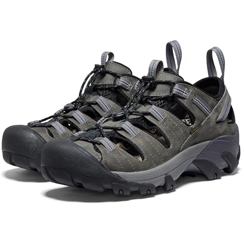 Closed Toe Hiking KEEN Men's Arroyo Sandals, Black Olive/Bombay