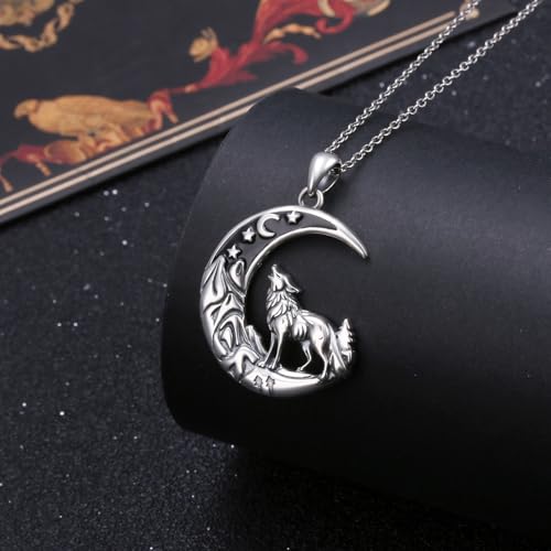 925 Sterling Silver Animal Necklaces Lion/Honeybee/MaMa Bear/Koalas Necklace Adjustable Chain Animal-Lover Pendant CZ/Moonstone Jewelry For Women Men3