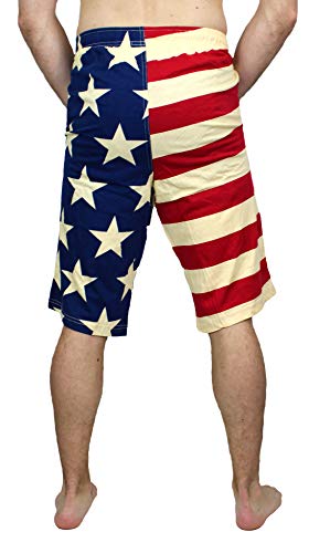Men's American Flag Sleep Short Patriotic USA Pajama2