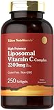 Tahoe Nutritionals Liposomal Vitamin C Complex | 3300mg | 250 Softgels | High Potency | Non-GMO, Gluten Free Supplement