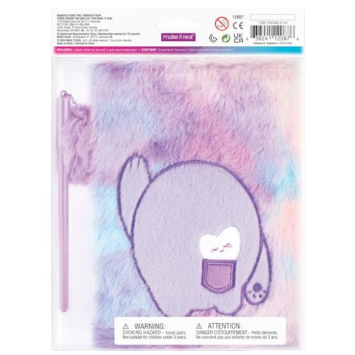 Diario personal con diseño de peluche para niños miniatura 2